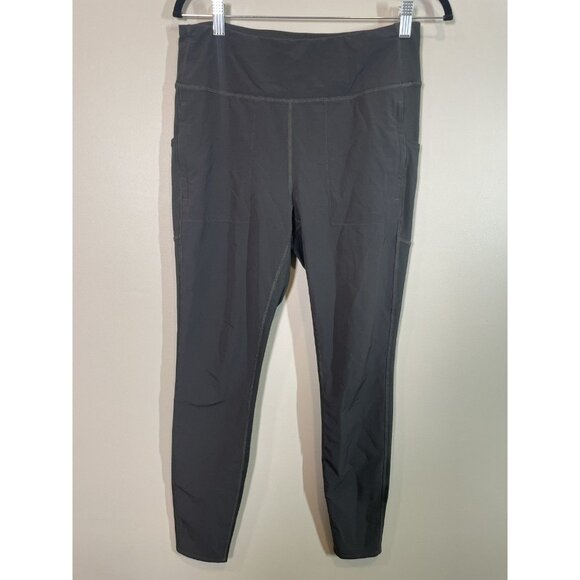 The North Face Women's Leggings Size L Gray Activewear Stretch Fabric Workout - Picture 1 of 10